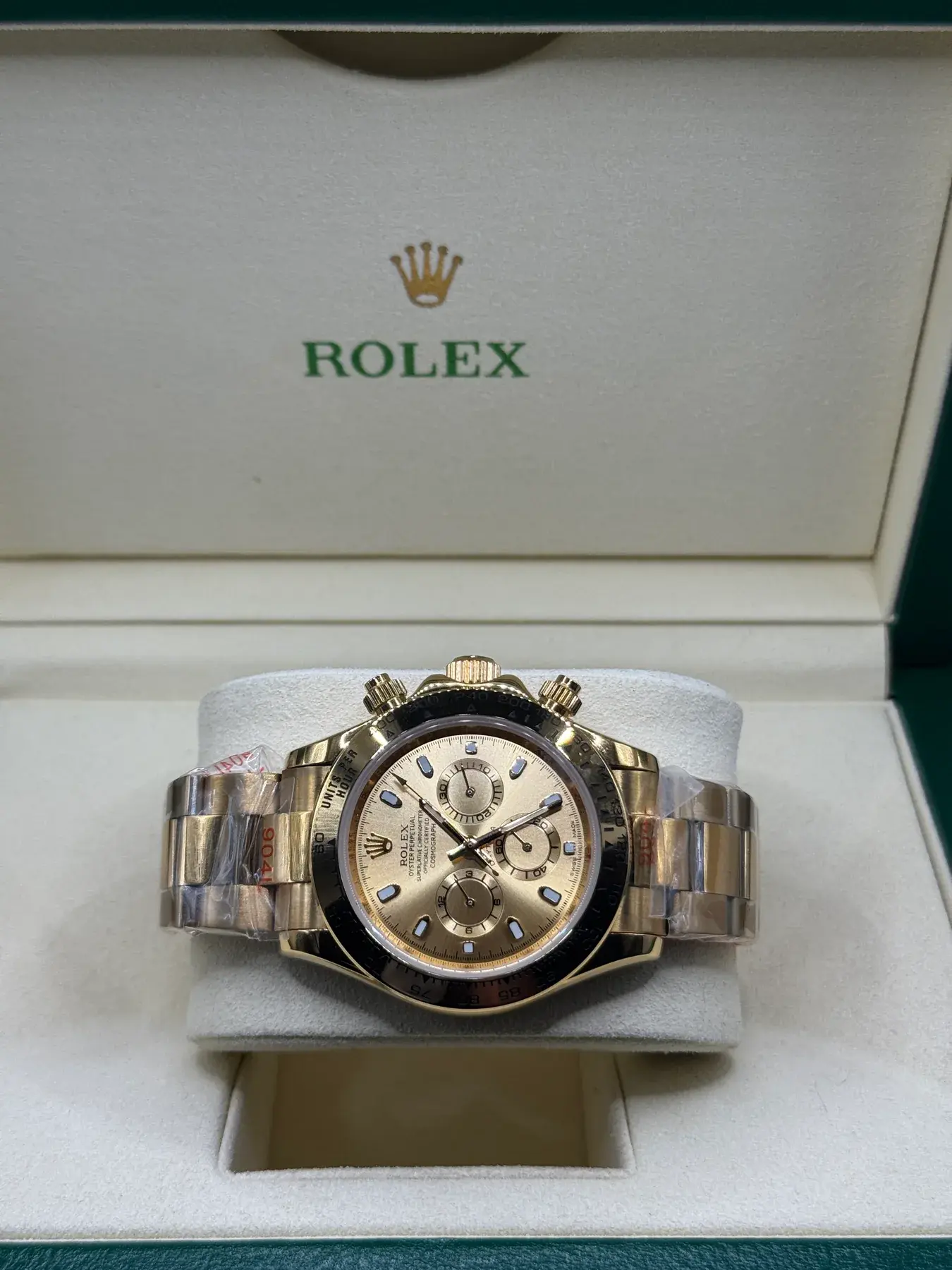 Rolex Cosmograph Daytona · Geelgoud, champagne