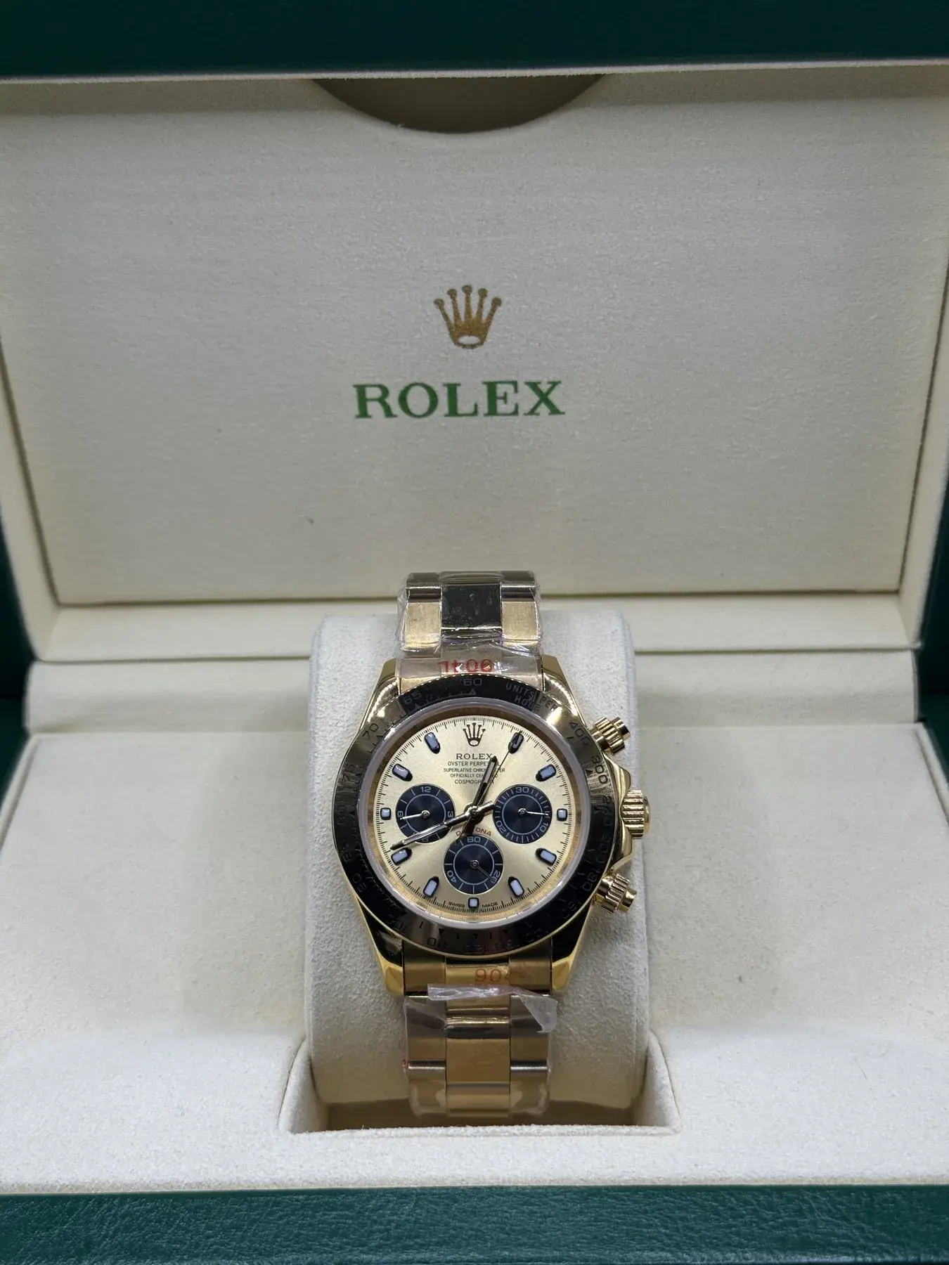 Rolex Cosmograph Daytona · Geelgoud, champagne