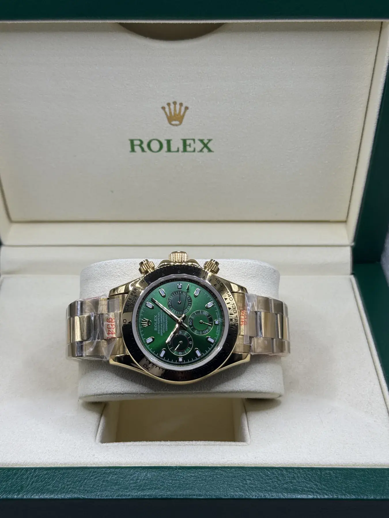 Rolex Cosmograph Daytona · Geelgoud, groen
