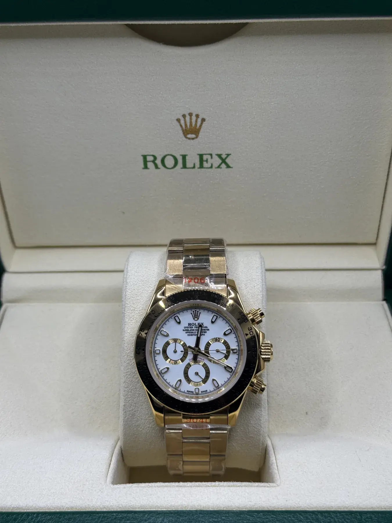 Rolex Cosmograph Daytona · Geelgoud, wit