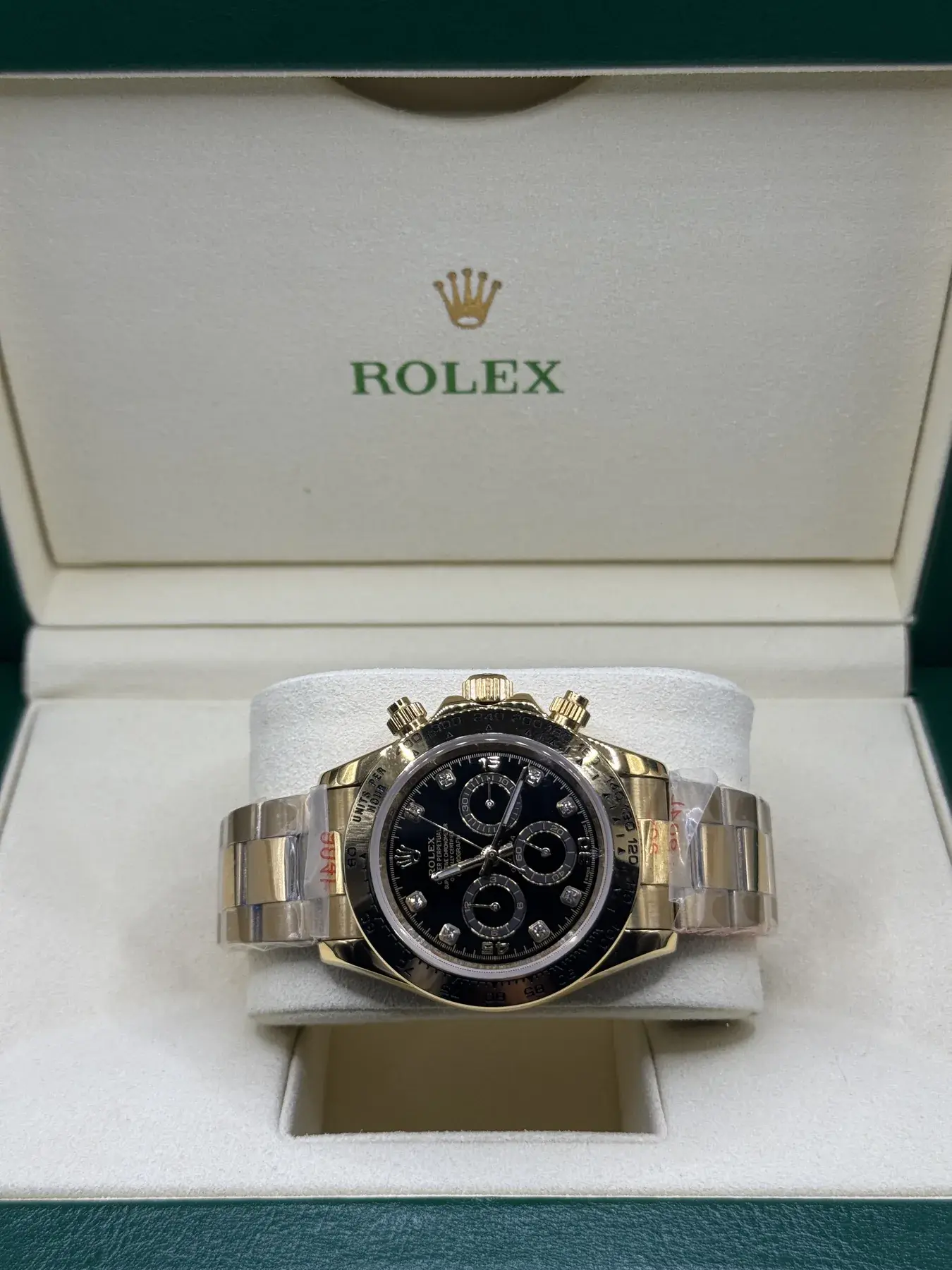 Rolex Cosmograph Daytona · Geelgoud, zwart