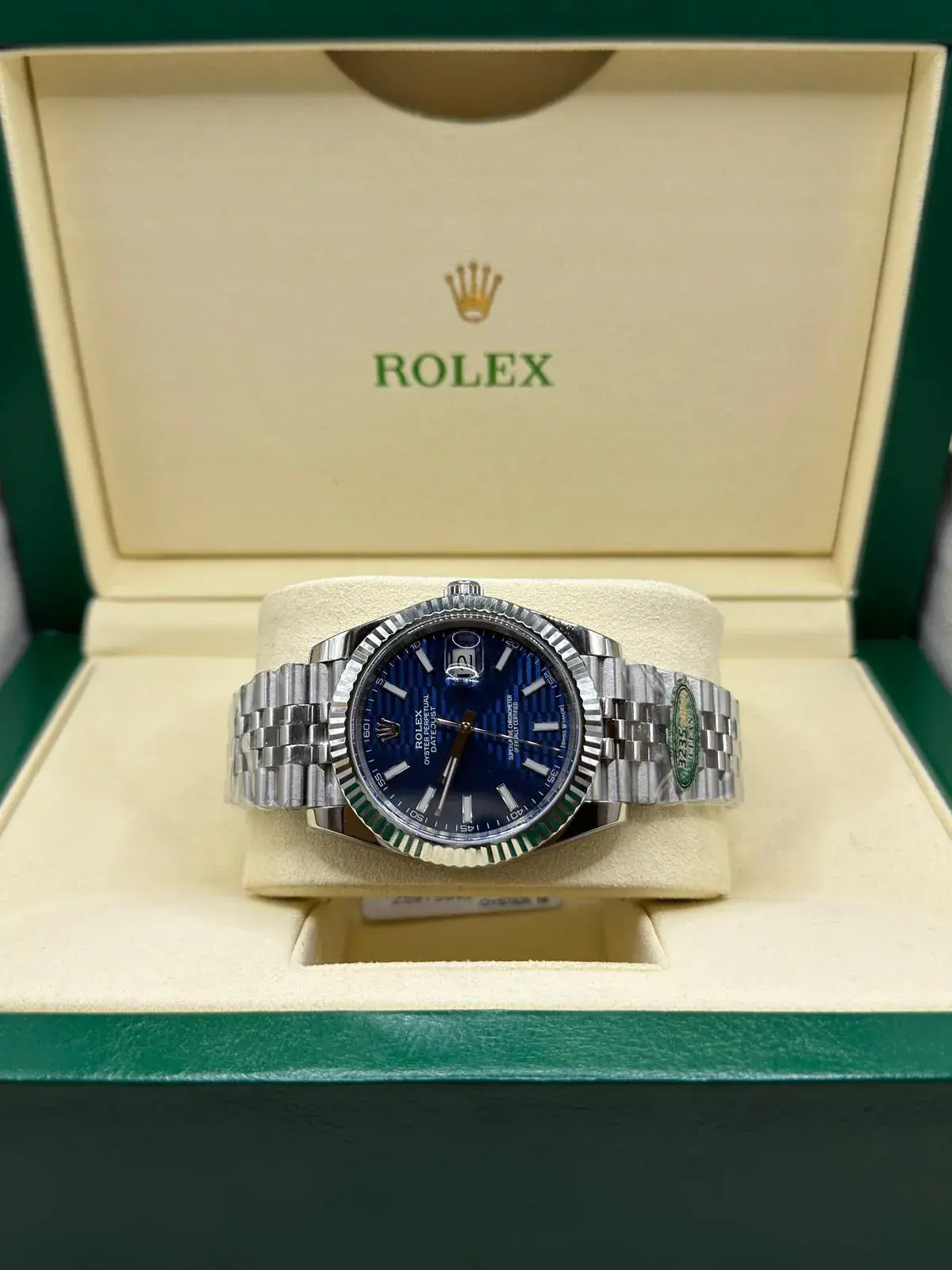 Rolex Datejust 41 · Blauw motief