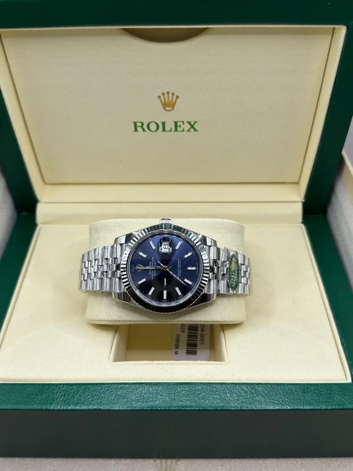 Rolex Datejust 41 · Blauw (Jubilee)