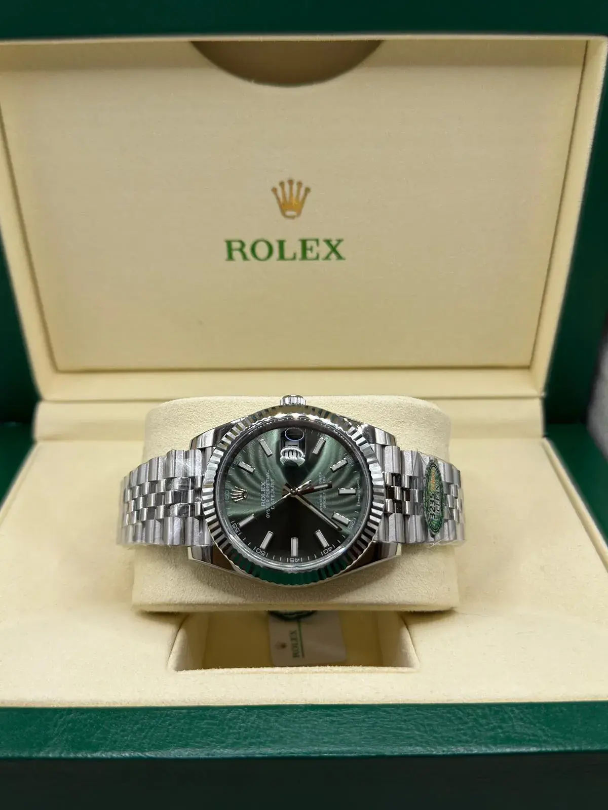 Rolex Datejust 41 · Groen (Jubilee)
