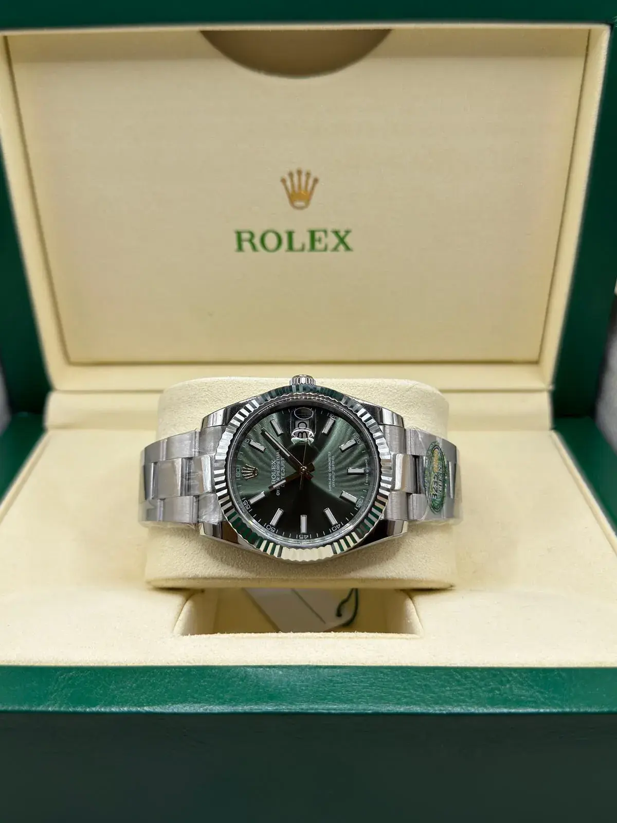 Rolex Datejust 41 · Groen (Oyster)