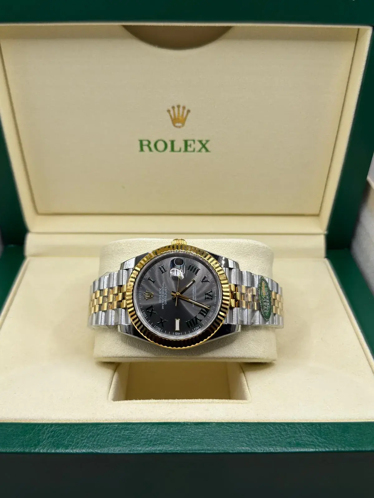 Rolex Datejust 41 "Wimbledon" · Bicolor geelgoud