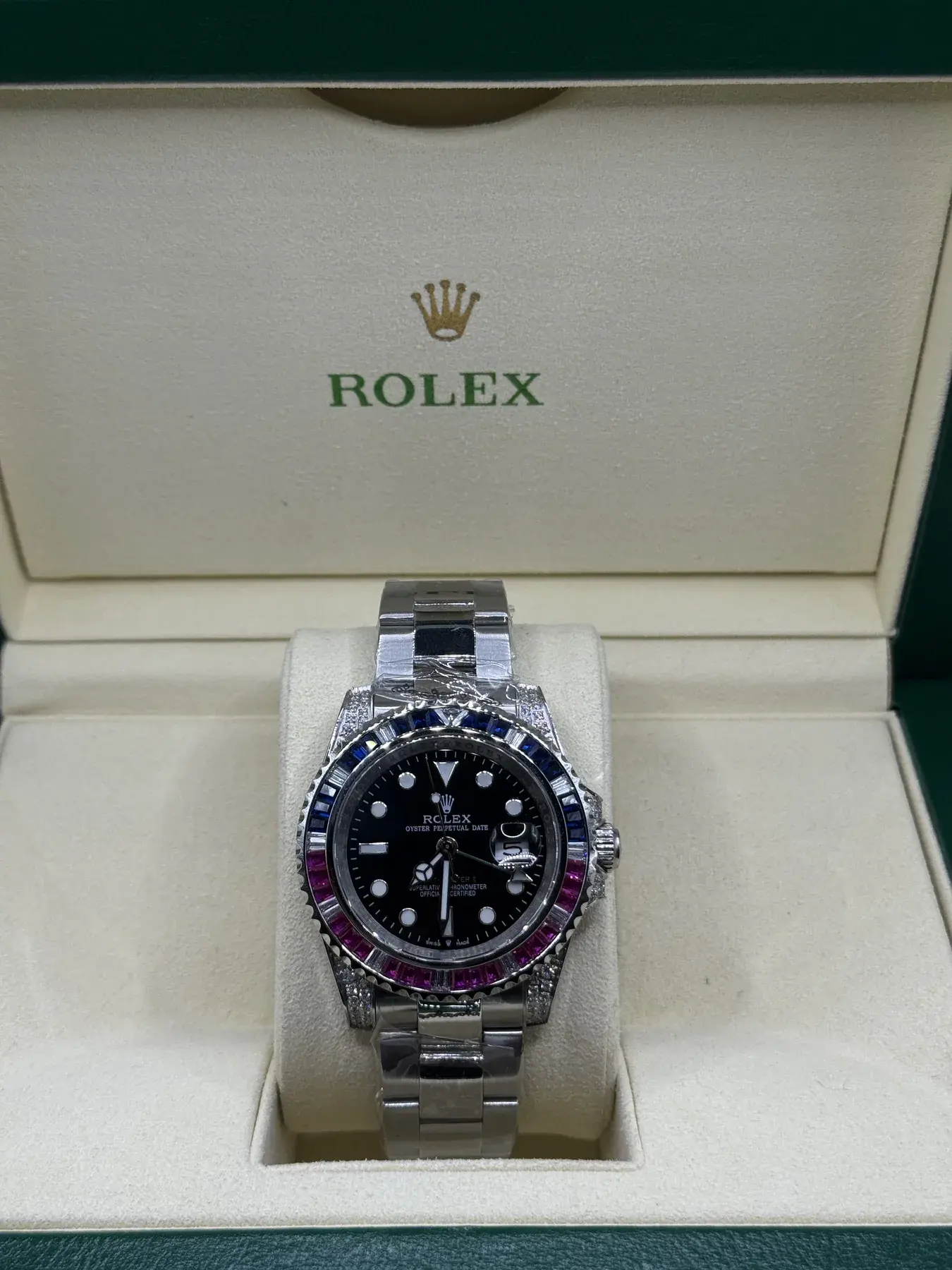 Rolex GMT-Master II · Iced (zwart)
