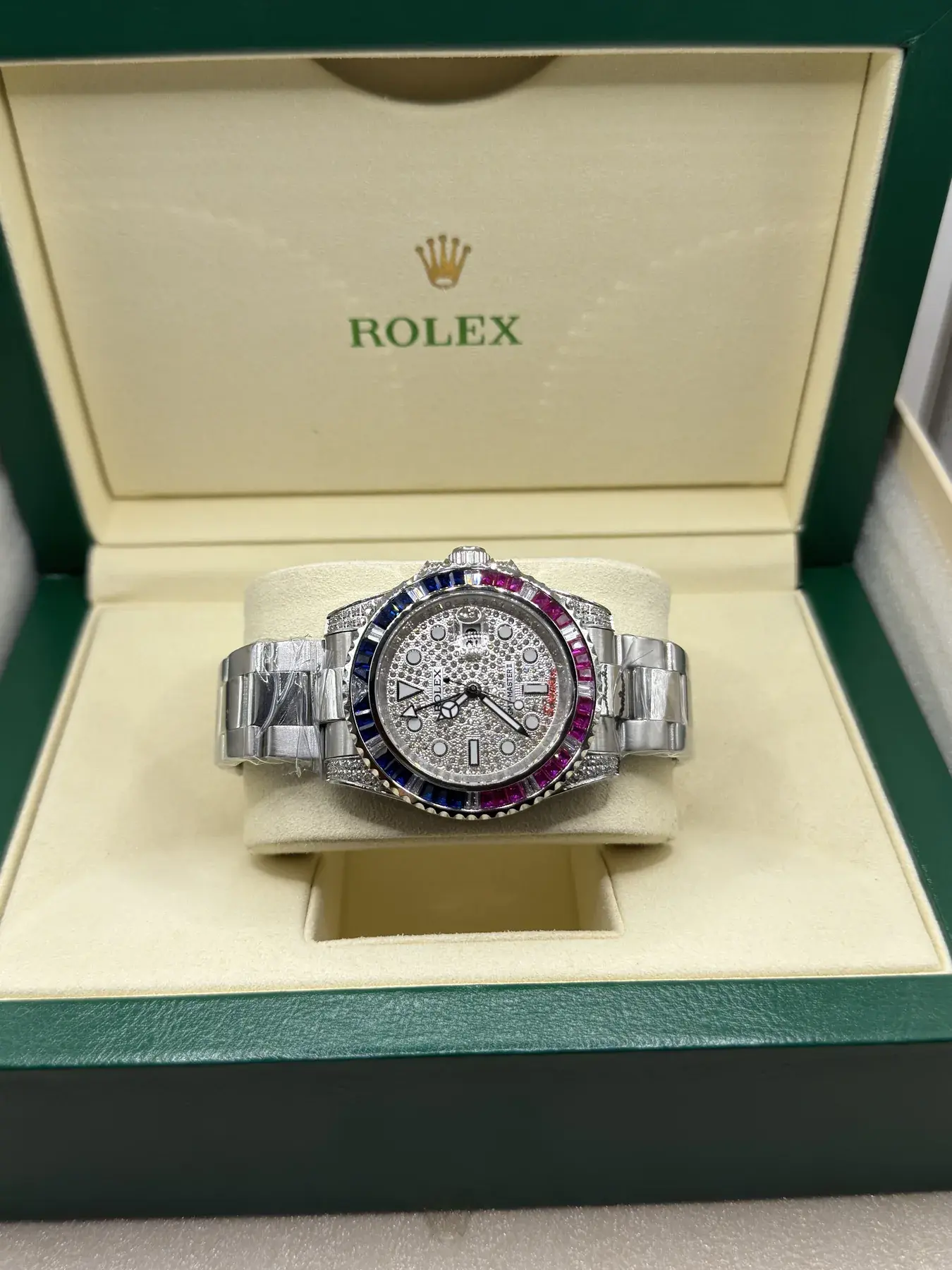 Rolex GMT-Master II · Iced pavé