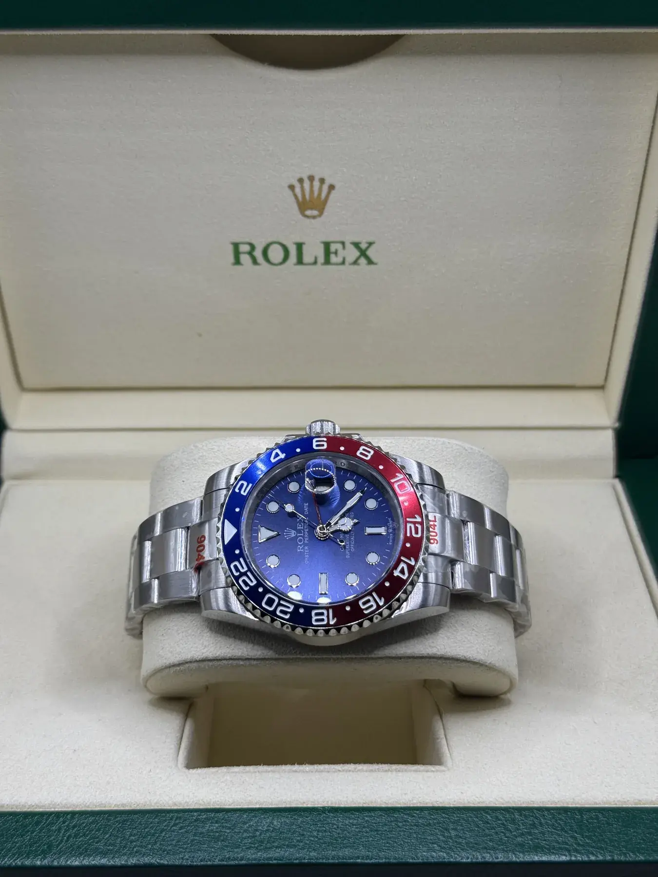 Rolex GMT-Master II "Pepsi" · Blauwe wijzerplaat