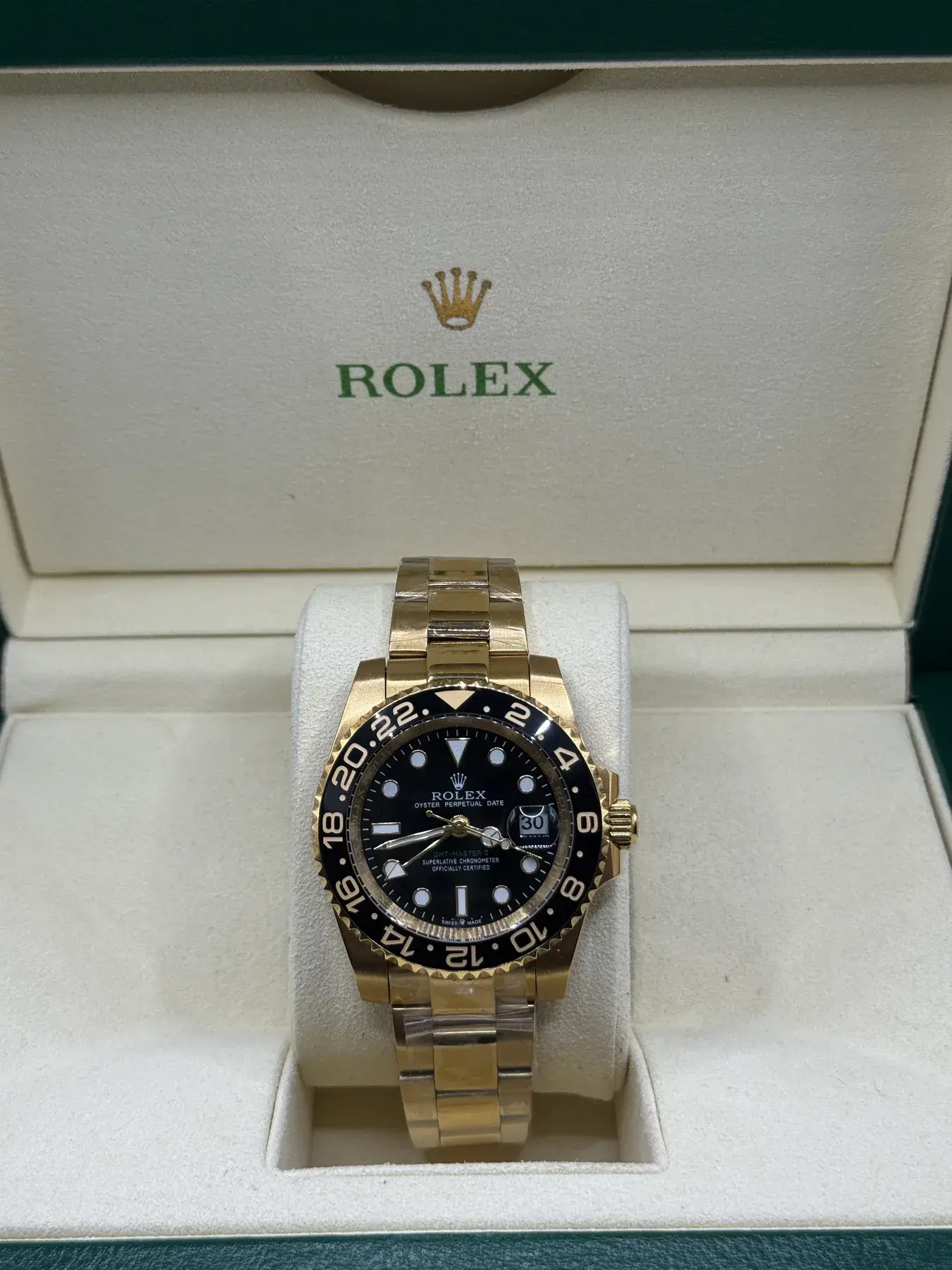 Rolex GMT-Master II · Geelgoud (Oyster)