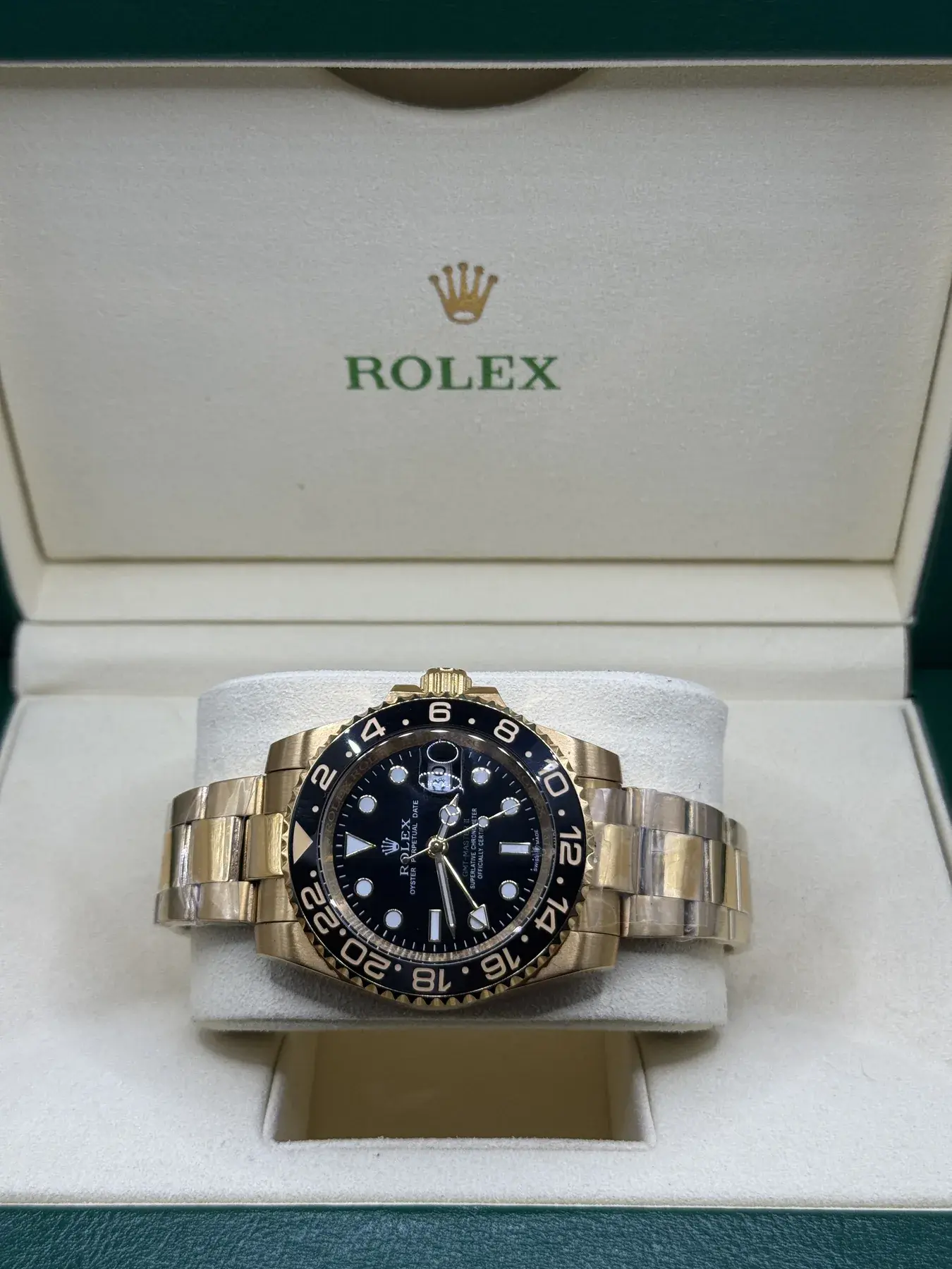 Rolex GMT-Master II · Geelgoud (Oyster)