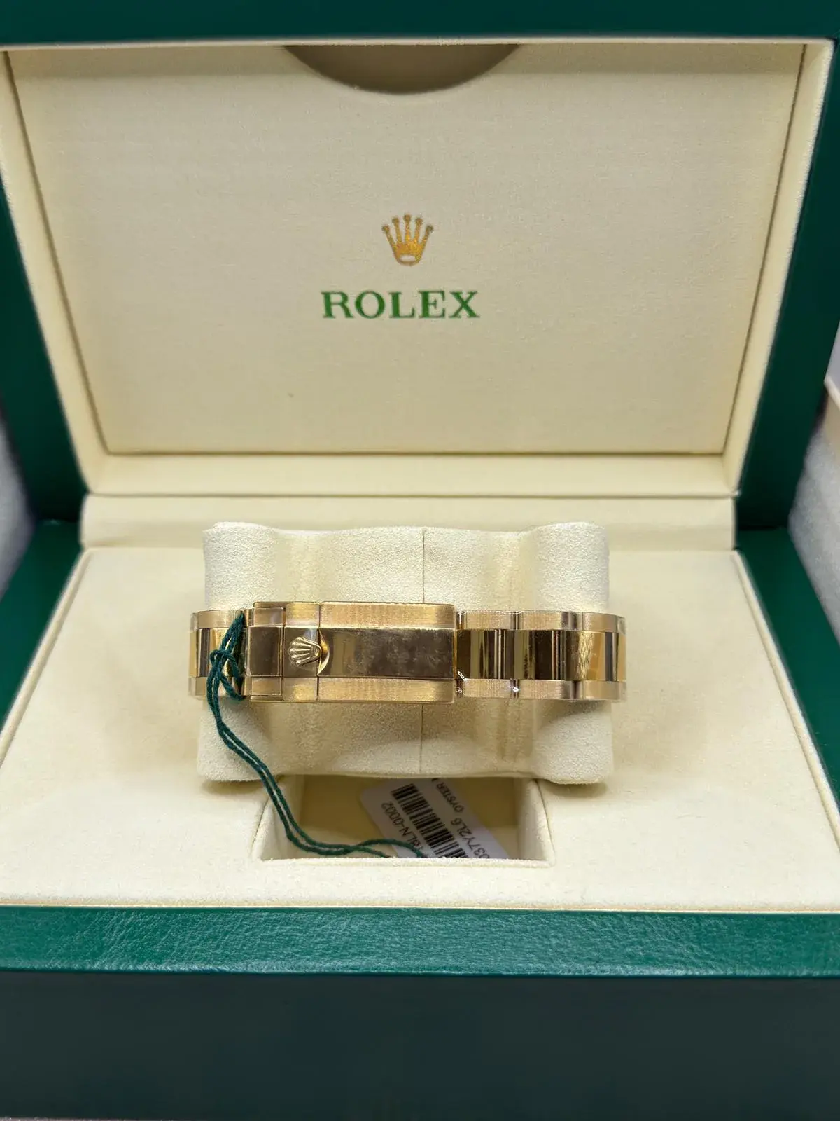 Rolex GMT-Master II · Geelgoud, groene wijzerplaat