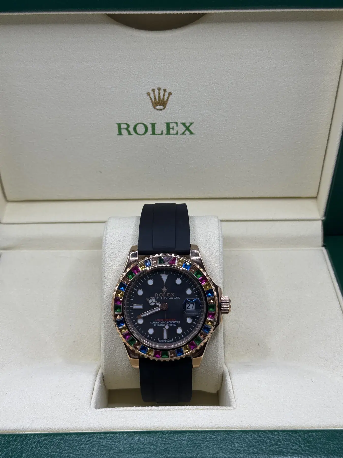 Rolex Yacht-Master 42 · Rainbow