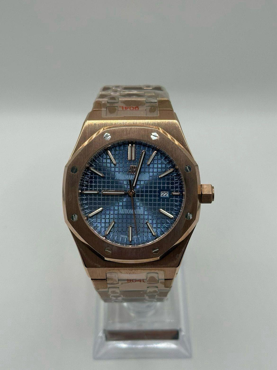 Audemars Piguet Royal Oak · Everose, blauw