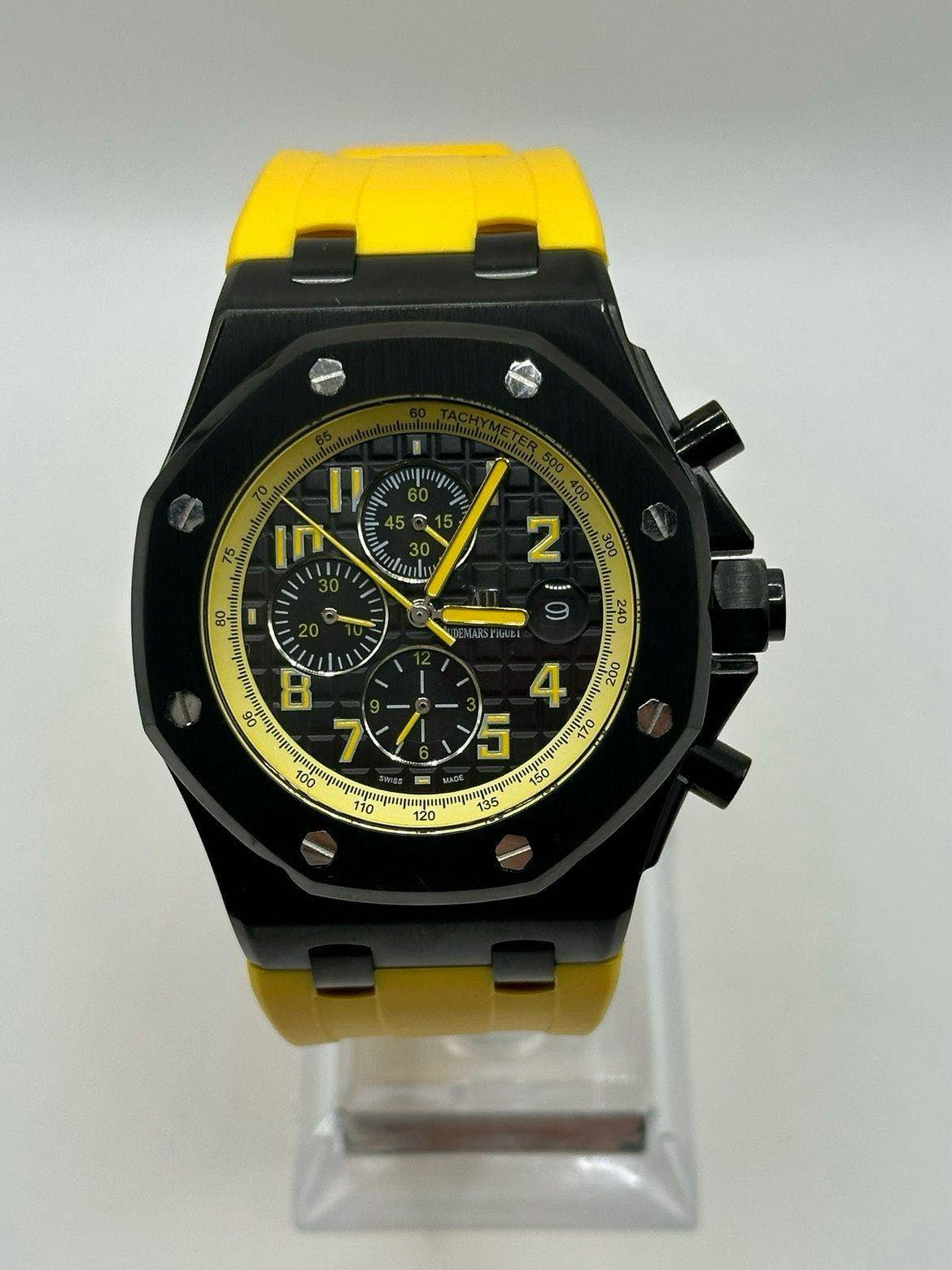 Audemars Piguet Royal Oak Offshore Chronograph · DLC, geel