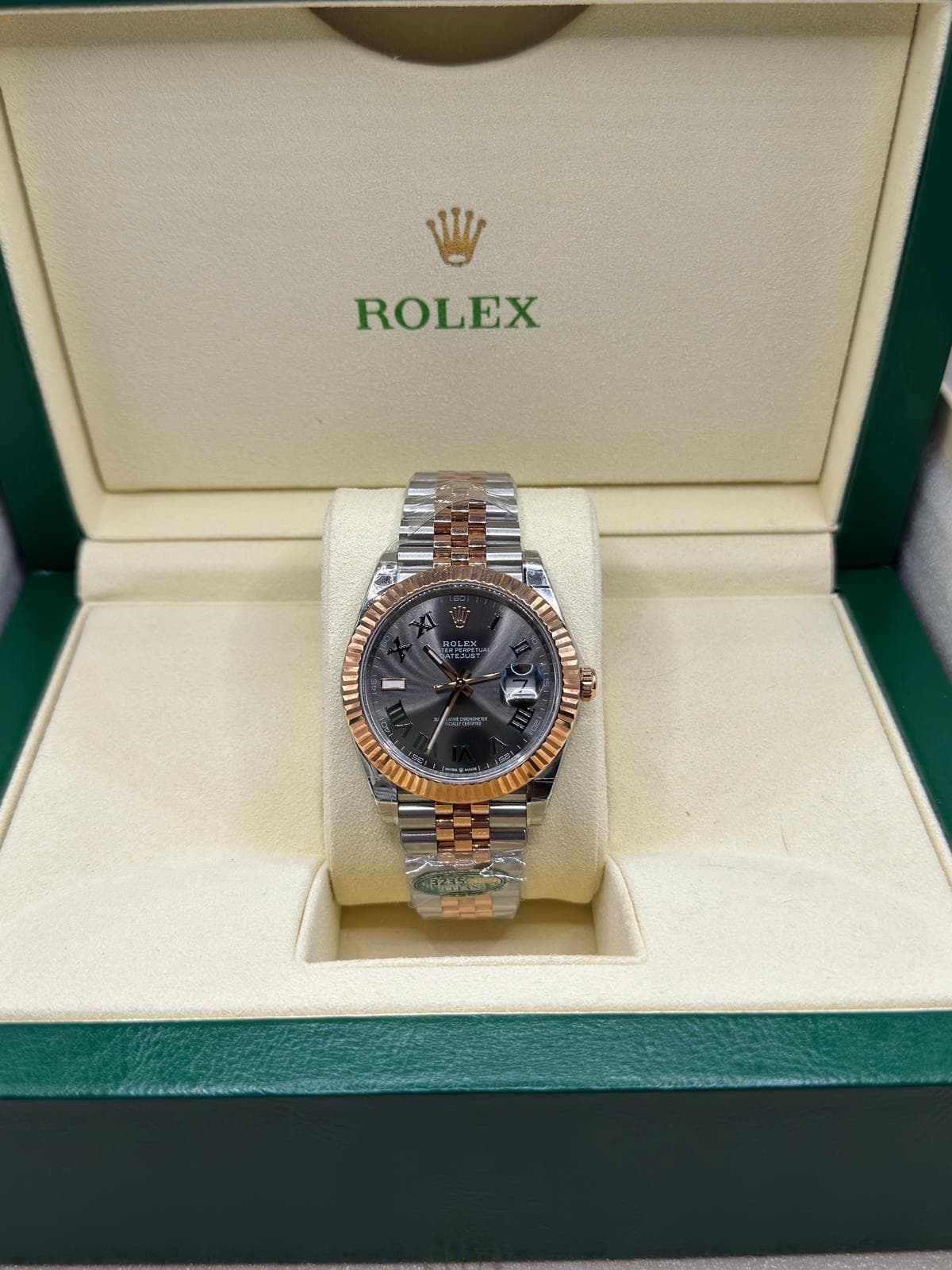 Datejust 41 "Wimbledon" · Bicolor Everose
