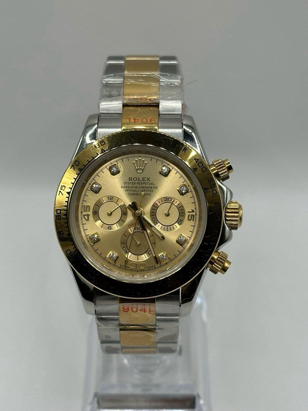 Rolex Cosmograph Daytona · Bicolor, champagne diamant