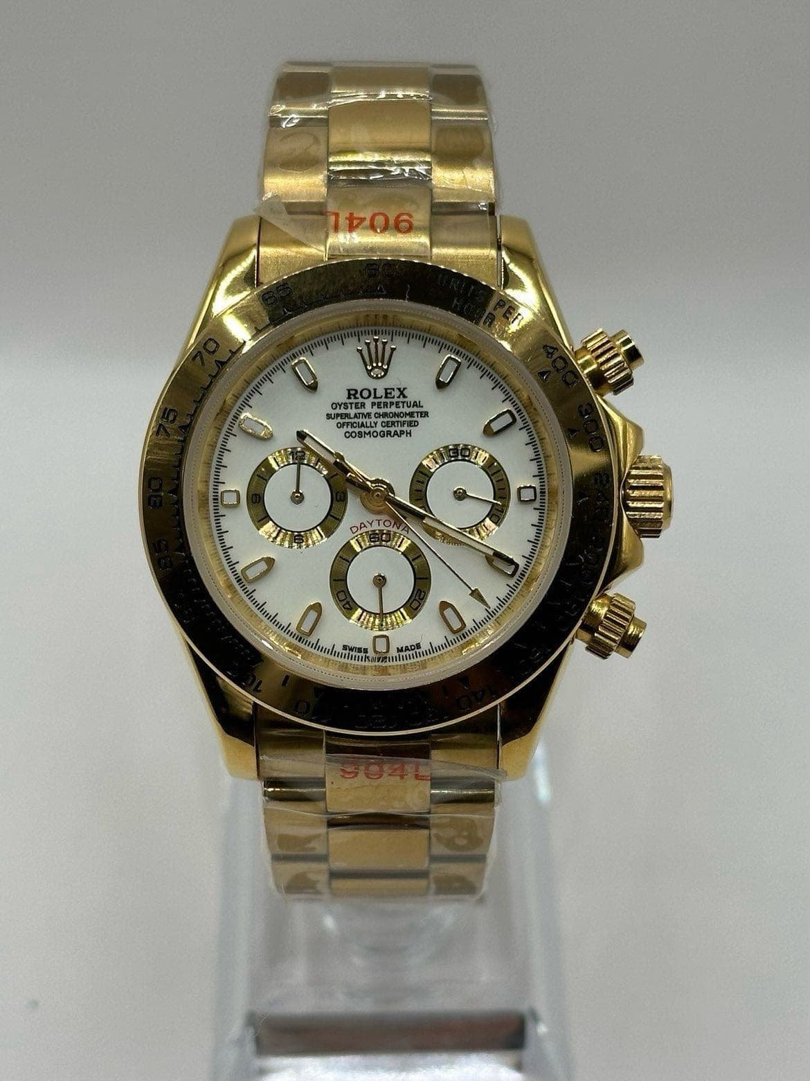 Rolex Cosmograph Daytona · Geelgoud, wit